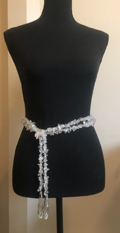 XL Crystal Quartz Lariat Necklace